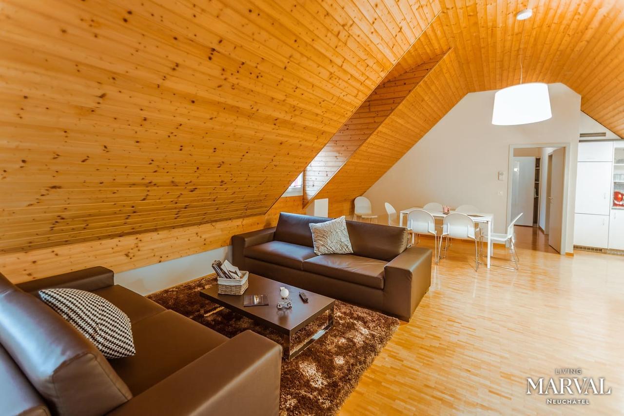 Les Galeries Marval Aparthotel Нюшател Екстериор снимка