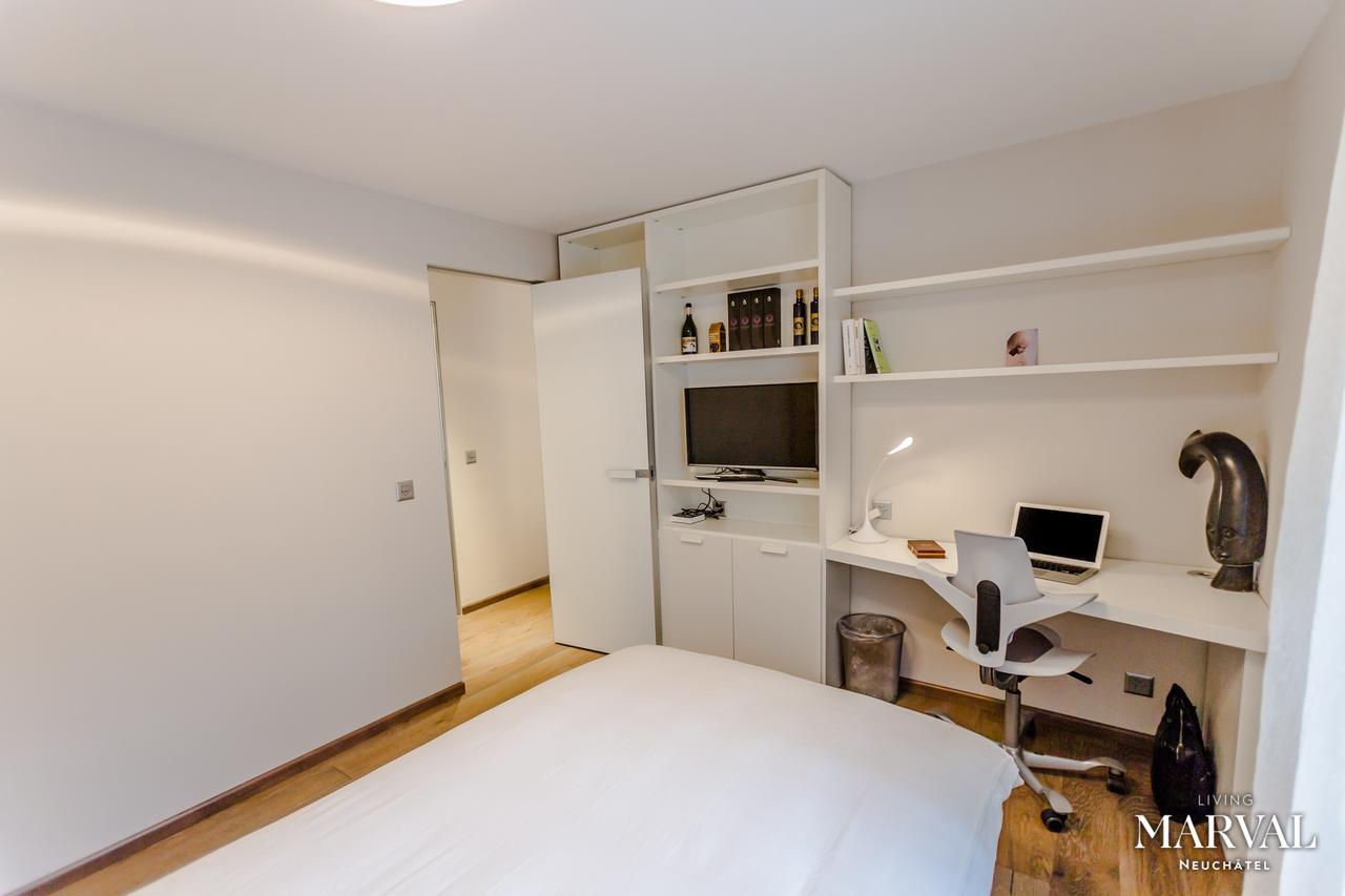 Les Galeries Marval Aparthotel Нюшател Екстериор снимка